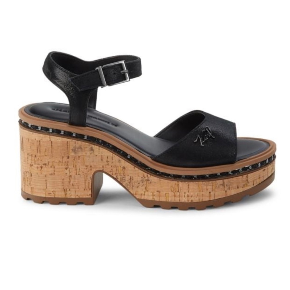 Karl Lagerfeld Black Platform Sandals EUC Worn Once